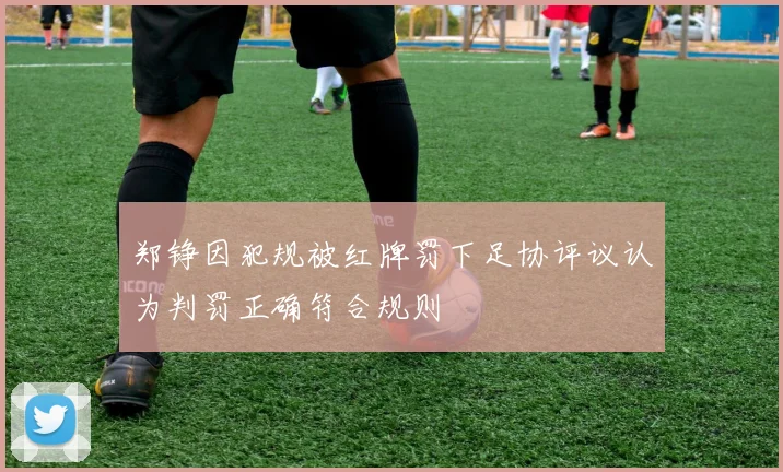 郑铮因犯规被红牌罚下足协评议认为判罚正确符合规则